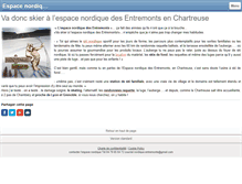 Tablet Screenshot of entremonts.fr